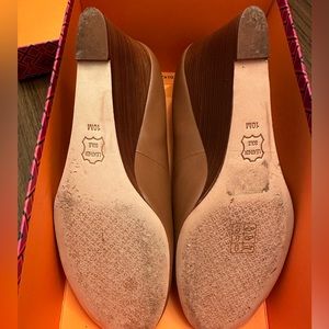 Tory Burch Jolie Peep-toe Wedges